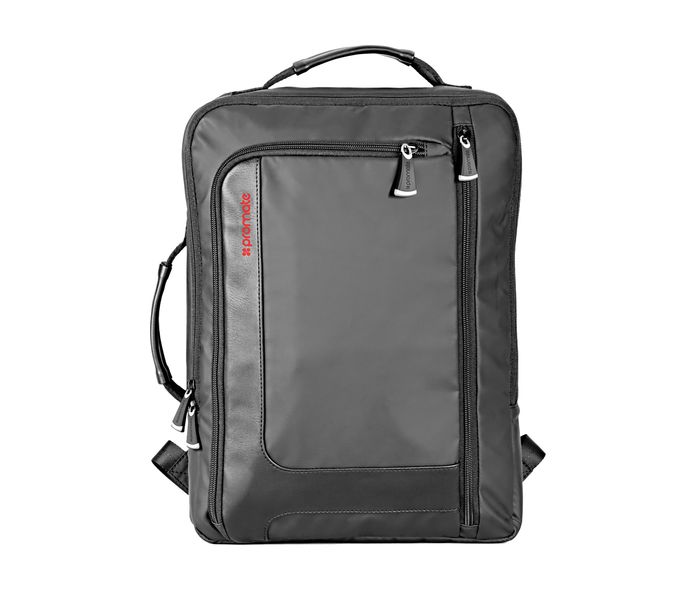 Promate Quest-BP 15.6 inch Travel Laptop BackPack with Multiple Pockets, Black - Zoom Image 5