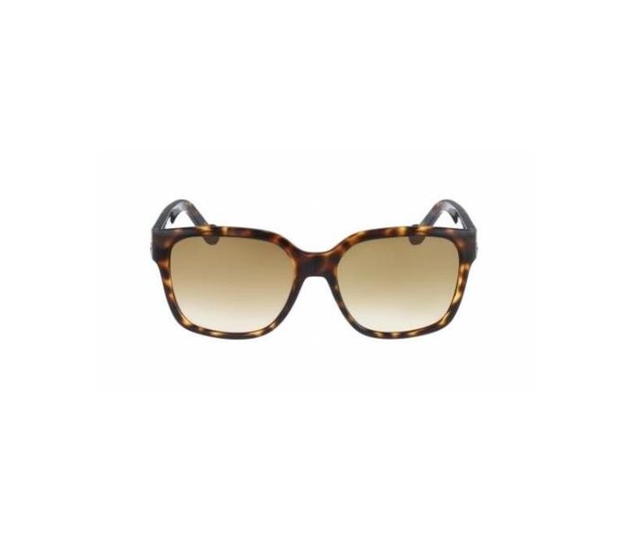 Liu Jo LJ621SR 215 Rectangle Tortoise Frame & Light Brown Gradient Mirrored Sunglasses for Women - Zoom Image 1