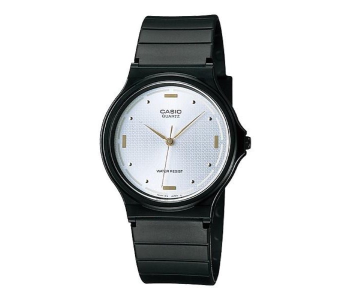 Casio MQ-76-7ADF Mens Analog Watch Black and White - Zoom Image