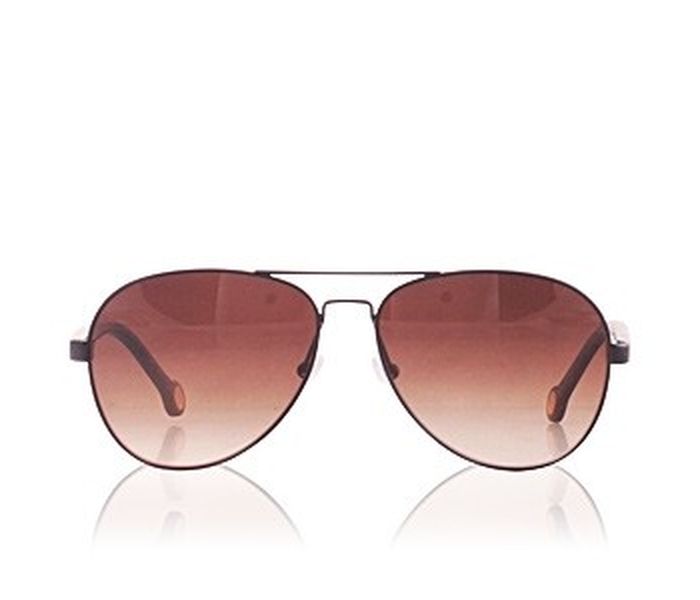 Carolina Herrera SHE070V 0531 Aviator Havana Frame & Degraded Brown Mirrored Sunglasses for Women - Zoom Image 3