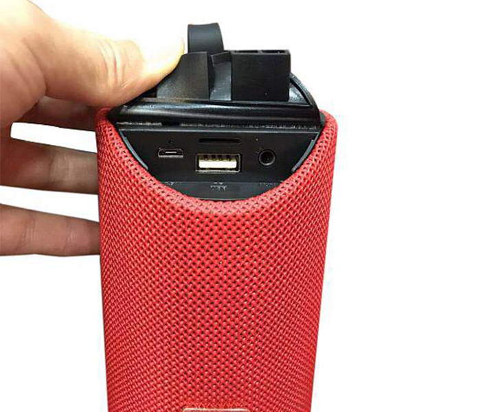 TG 113 Portable Wireless Bluetooth Stereo High Bass Speaker - Red - Zoom Image 3