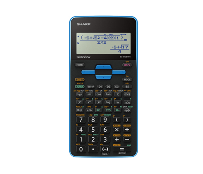 Sharp EL-W531TH-BL 16 Digits Display Calculator - Blue - Zoom Image