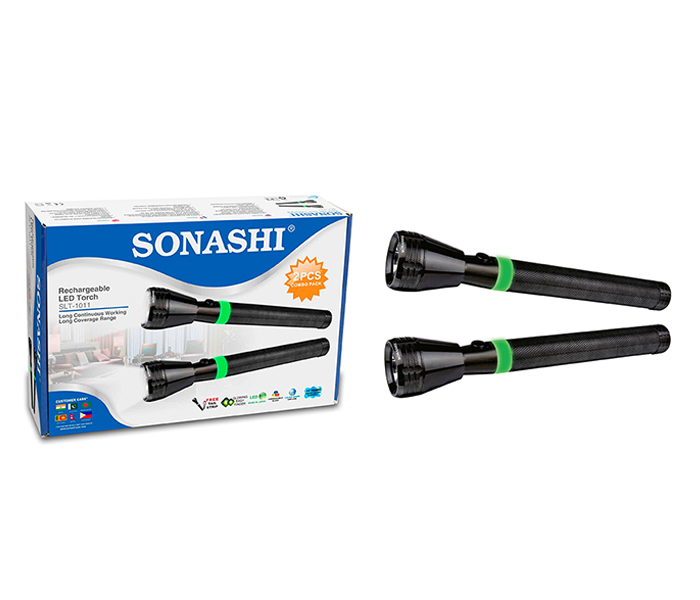 Sonashi SLT-1011 Rechargeable LED Torch Combo Pack - 2 Pieces - Zoom Image 3