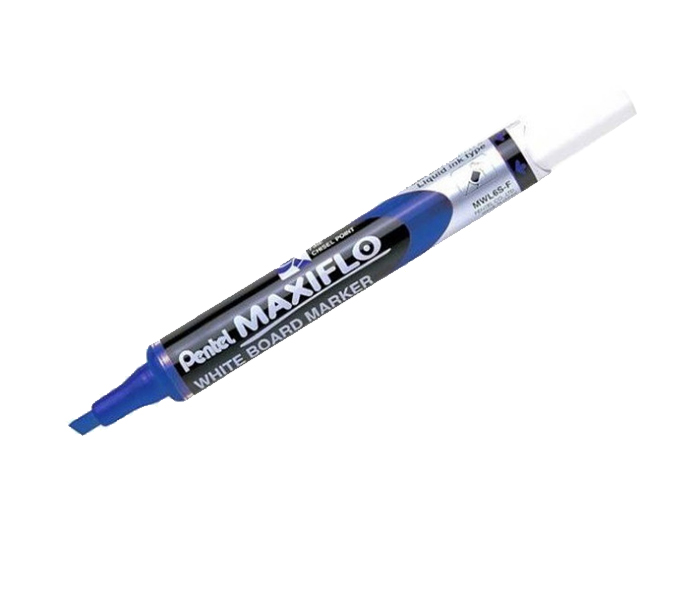 Pentel PE-MWL6-C White Board Marker with Medium Chisel Tip - Blue - Zoom Image 2