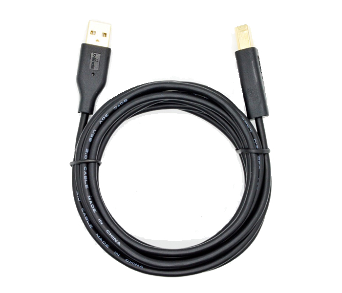 Trands TR-CA125 USB 2.0 Printer Cable - Black, 3 Meter - Zoom Image 2