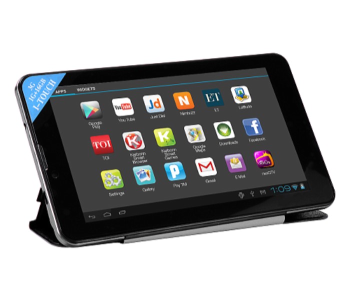 iTouch X705, Tablet 7 inch, Android 4.4.2, 16GB, 1GB DDR3, 4G LTE, Wi-Fi, Quad core, Dual Sim, Dual Camera, Black - Zoom Image 1