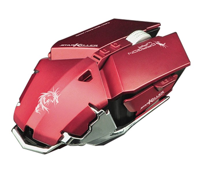 Dragon War G16 Star Killer 4000 DPI Gaming Mouse - Red - Zoom Image 3