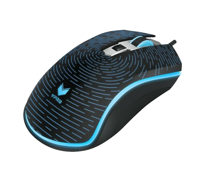 Rapoo V12 Vpro Wired Optical Gaming Mouse - Black 16110 - Zoom Image 5