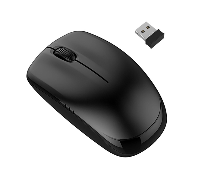 Trands TR-MU337 Wireless Optical Mouse - Black - Zoom Image 4