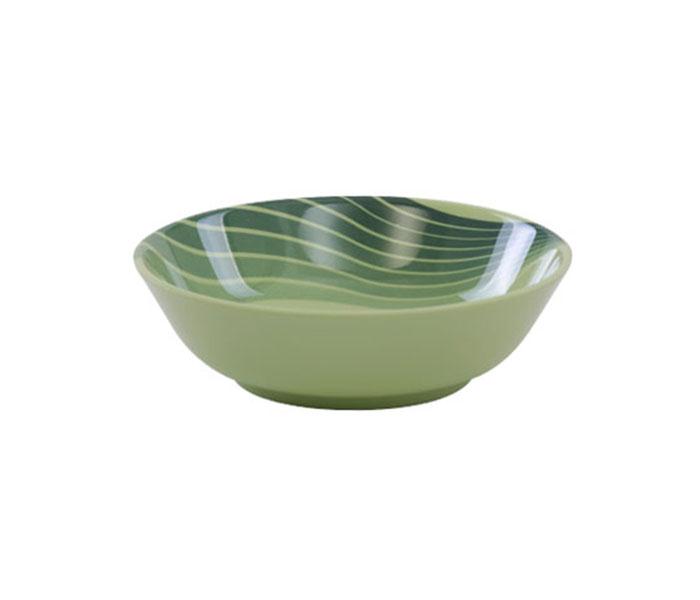 Royalford RF8162 8.5-inch Melamine Radiant Thai Soup Bowl - Green - Zoom Image