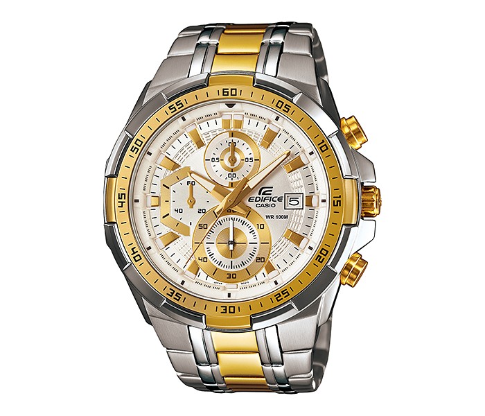 Casio Edifice EFR-539SG-7AVUDF Mens Analog Watch Silver and Gold - Zoom Image