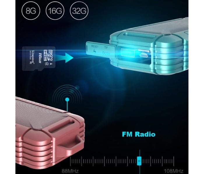 B18 -2 in 1 Wireless Bluetooth Heavy Duty Subwoofer Speaker and 10,000 mAh Power Bank with Flash Drive, FM Radio and TF Card, Assorted - Zoom Image 3