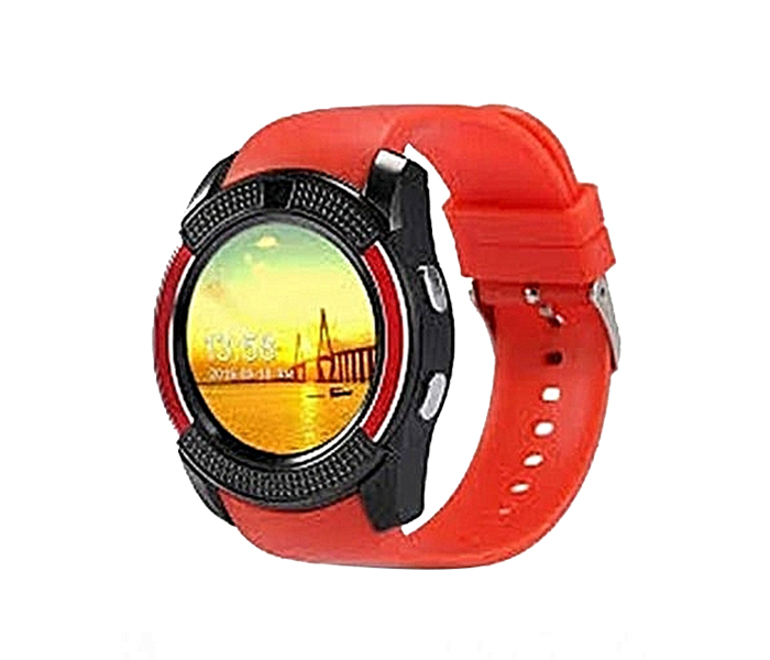 Smart Berry S006 SIM Card Supported Smart Watch with Camera - Red - Zoom Image 2