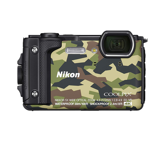 Nikon W300 Coolpix 16MP Waterproof Digital Camera - Camouflage - Zoom Image 5