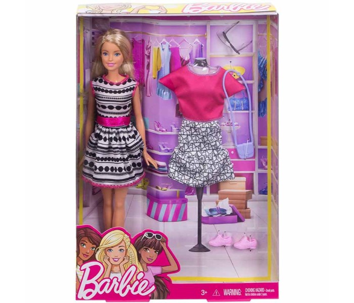 Barbie FFF58 Fashion Doll Assorted - Zoom Image 2