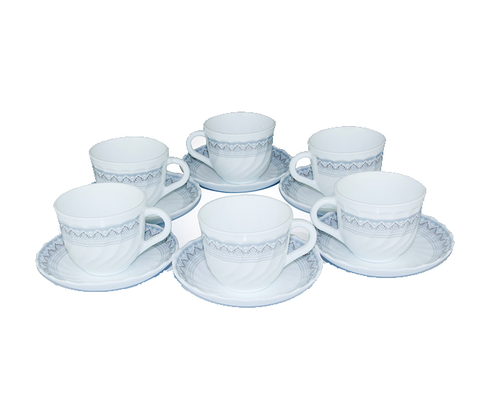 Lucca Classic 12 Pieces Opel Cup & Saucer Set - Zoom Image 5