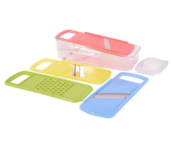 Royalford RF5963 5-in-1 Slicer & Grater Set - 6 Pieces, Multicolour - Zoom Image 4