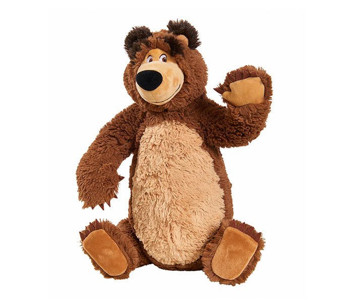 Simba 9309893 43CM Masha Bear Plush Toy, Brown - Zoom Image