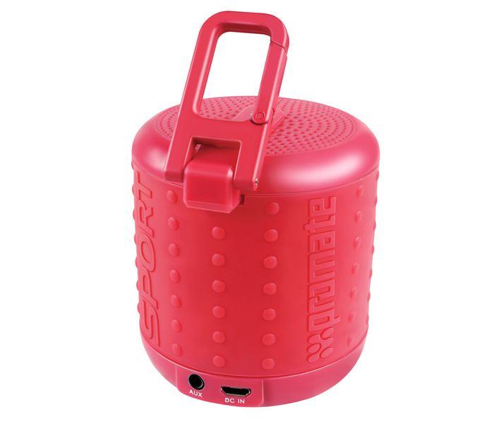 Promate Mulotov Sporty Shock Proof Portable Bluetooth Speaker - Red - Zoom Image 5