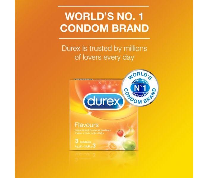 Durex Condoms 3 Pcs - Flavours - Zoom Image 1