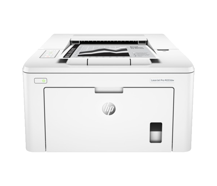 HP M203dw LaserJet Pro Monochrome Laser Printer - White - Zoom Image 5