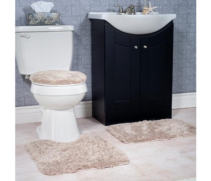 Taqdeer 081-1 3 Pieces Classic Bathroom Set Assorted - Zoom Image 1