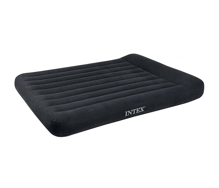 Intex ZX-66769 Inflatable Queen Size Pillow Rest Classic Airbed - Black - Zoom Image 3