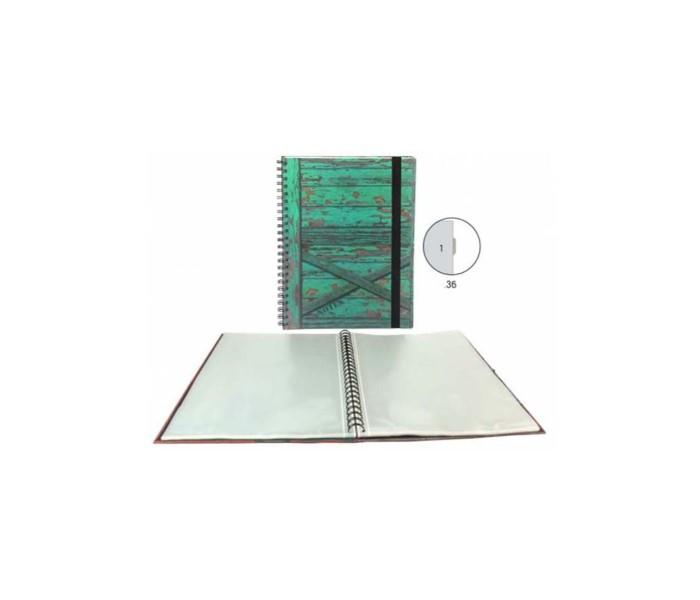 Senfort 92363 Wire-O Display Book With Divider Green Atlantic - Zoom Image