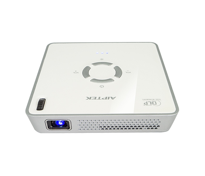 Aiptek i120 Mobile Cinema Smart Pocket Projector with Full Wireless Connectivity - White - Zoom Image 4