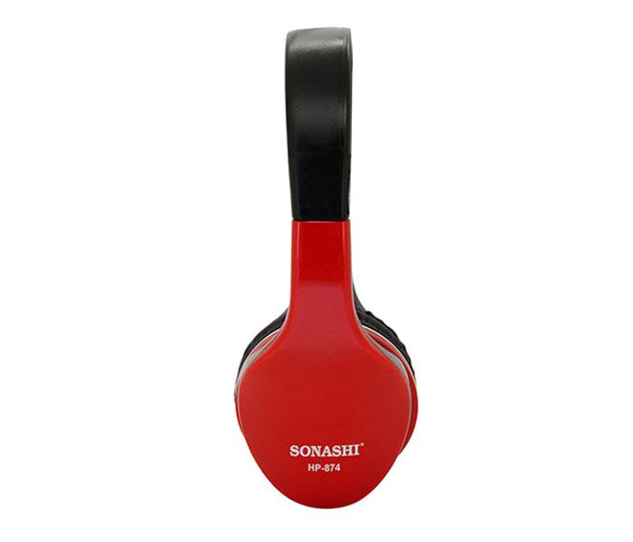 Sonashi HP-874 Wired Headphone - Red - Zoom Image 5