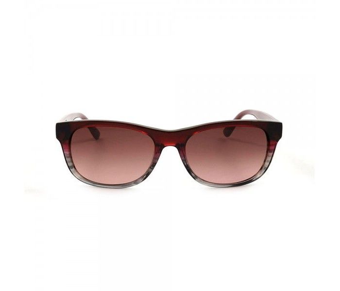 Lacoste L736S 615 Rectangle Red & Multi Frame and Brown Pink Gradient Mirrored Sunglasses for Unisex - Zoom Image 1