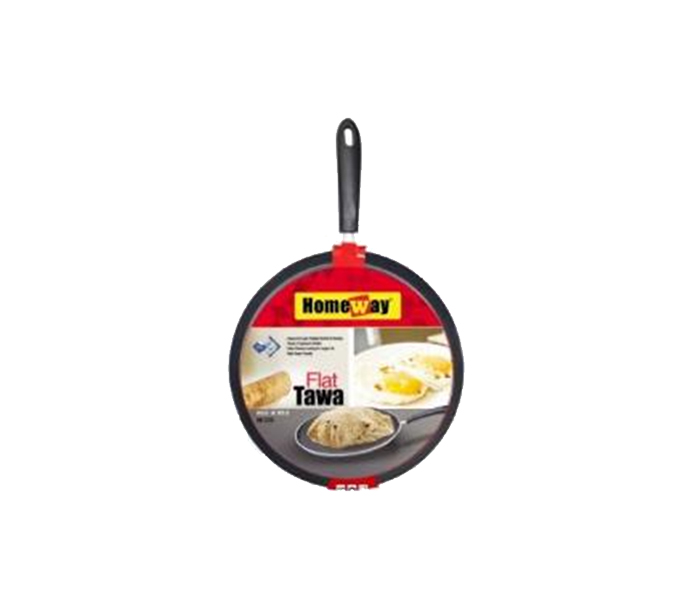 Homeway HW2331 280 mm Flat Tawa with Teflon Coating - Black - Zoom Image