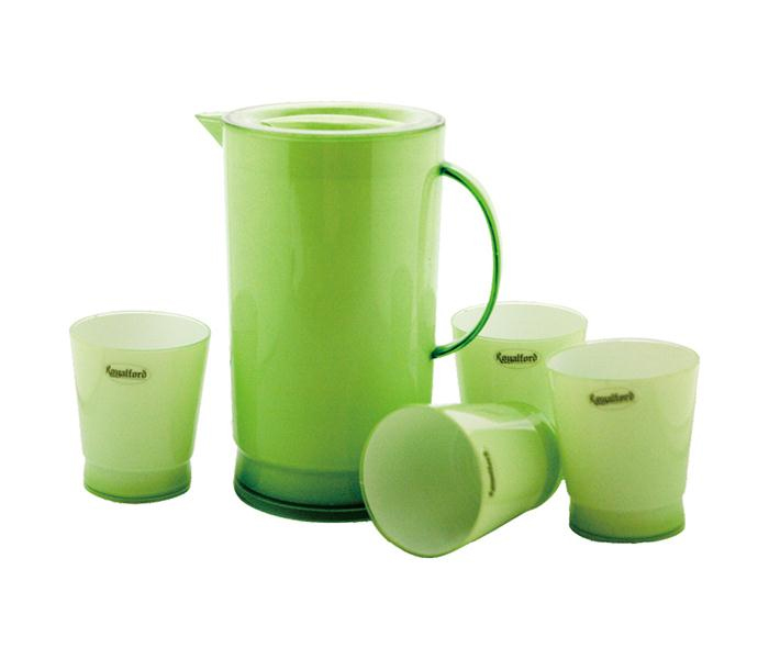 Royalford RF4193 Water Jug with 4 Glasses - Green - Zoom Image 1