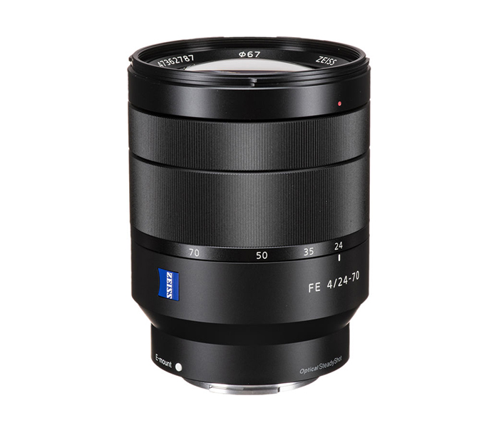 Sony SEL2470Z Vario-Tessar T* FE 24-70mm f/4 ZA OSS Lens - Black - Zoom Image 1