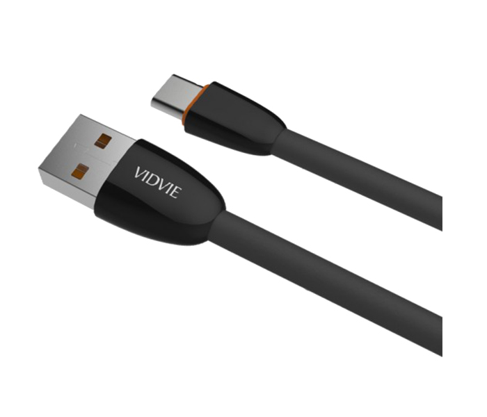 Vidvie CB-411 Type-C Data Cable - 1 Meter, Black - Zoom Image 1