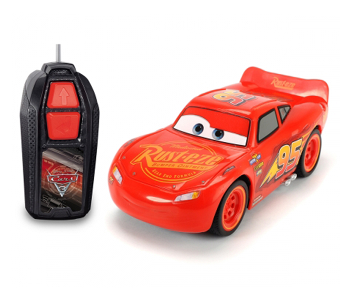 Dickie 203081000 14CM RC Cars 3 Lightning McQueen Single Drive - Red - Zoom Image 2