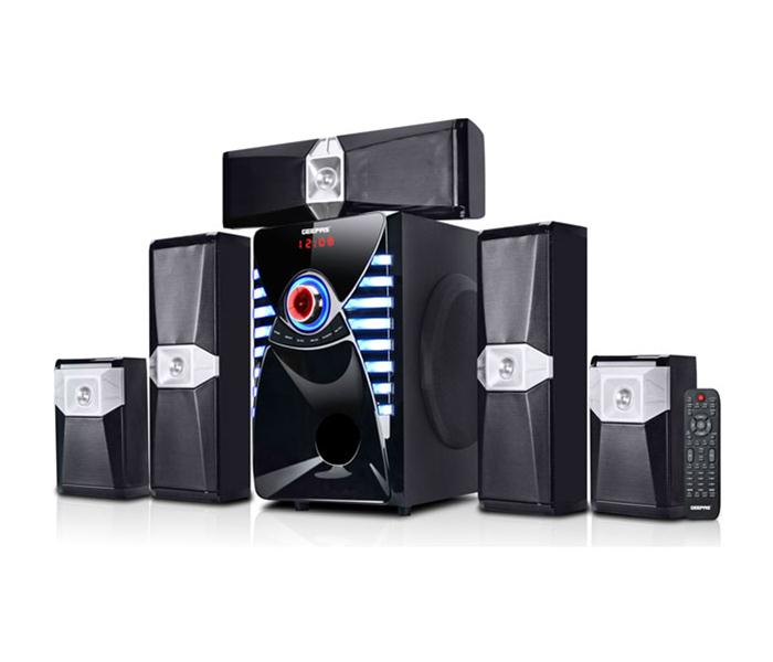 Geepas GMS11111 5.1 Ch Multimedia Speaker with LED Display - Zoom Image