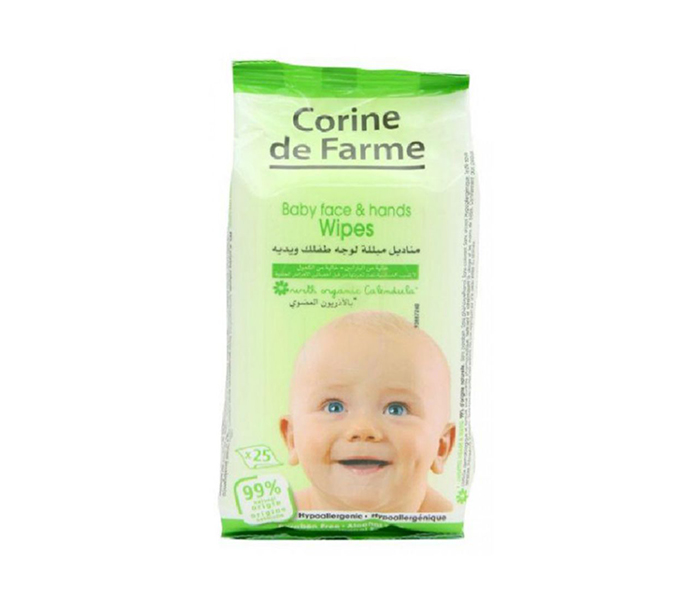 Corine De Farme N12832011A 25 Pieces Face and Hand Wipes - Zoom Image