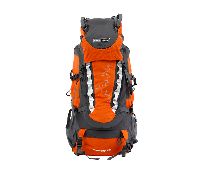 Para John PJMB8313 80 Litre Mountain Bag - Orange & Grey - Zoom Image