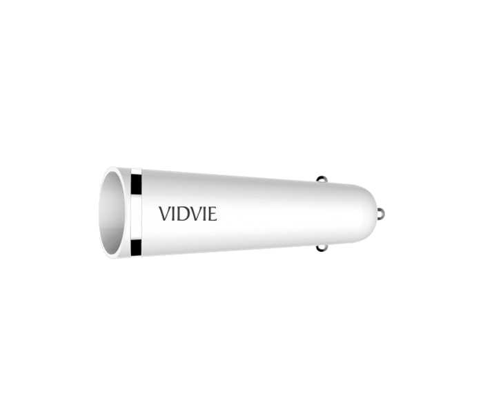 Vidvie CC-506 2.4A Car Charger for Apple iPhone - White - Zoom Image 1