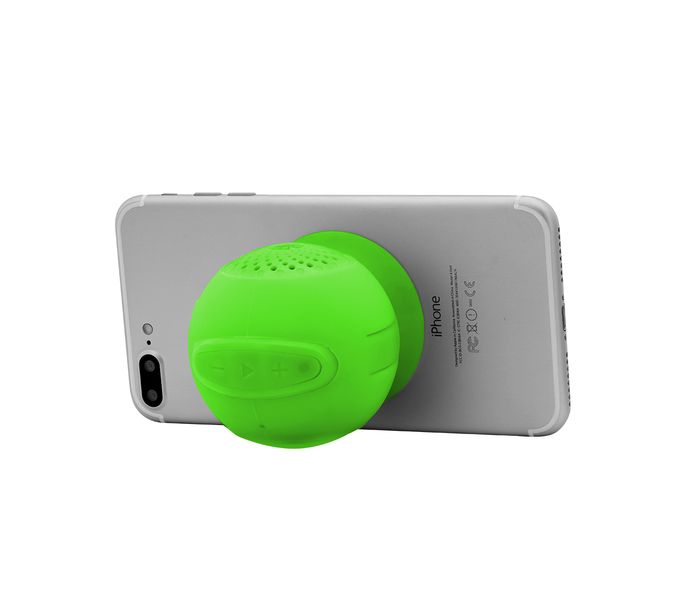 Promate Globo-2 Built-In Mic Portable Wireless Speaker with Suction Cup - Green - Zoom Image 3