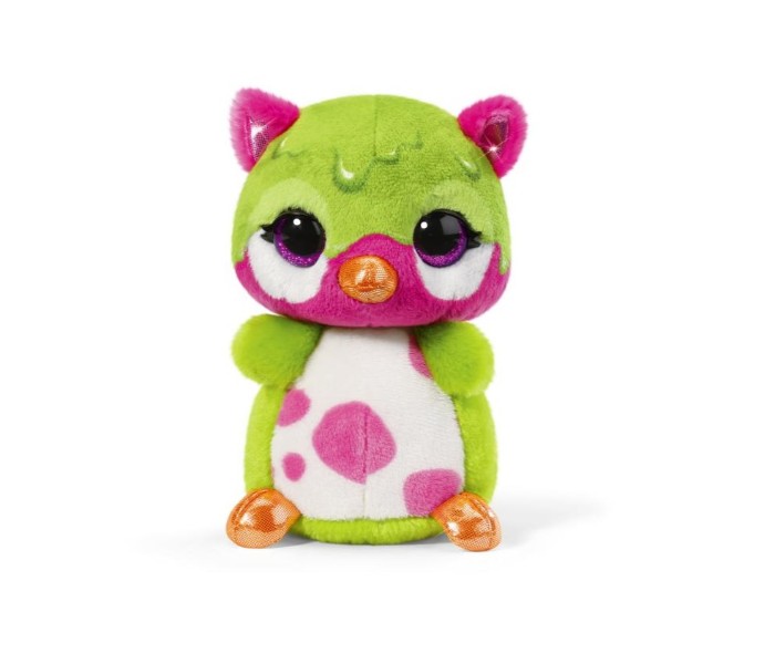 Nici 38446 Sirup Owl Crazy 16 cm Pink, Green - Zoom Image