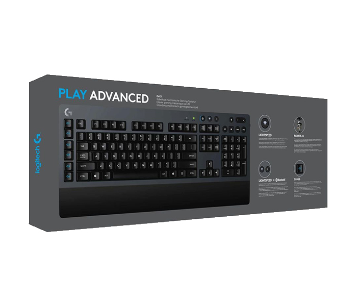 Logitech 920-008393 G613 Wireless Mechanical Gaming Keyboard - Dark Grey - Zoom Image 5