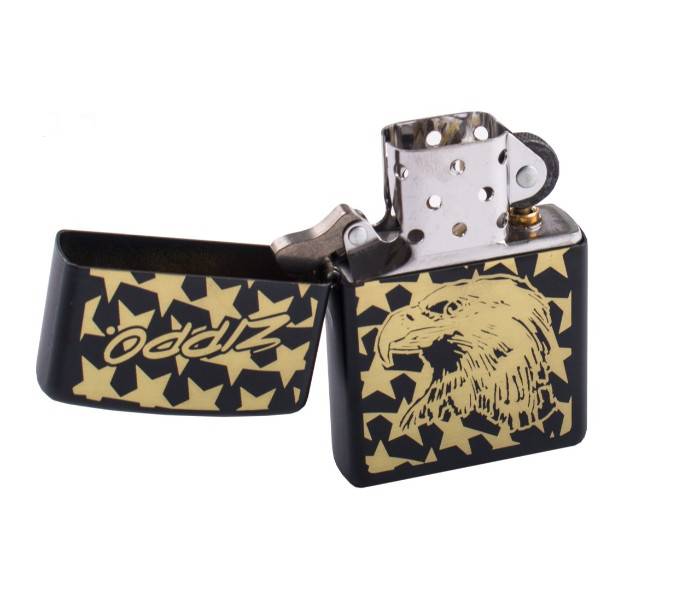 Zippo 28763 218  Eagle and Stars Lighter Black - Zoom Image 2