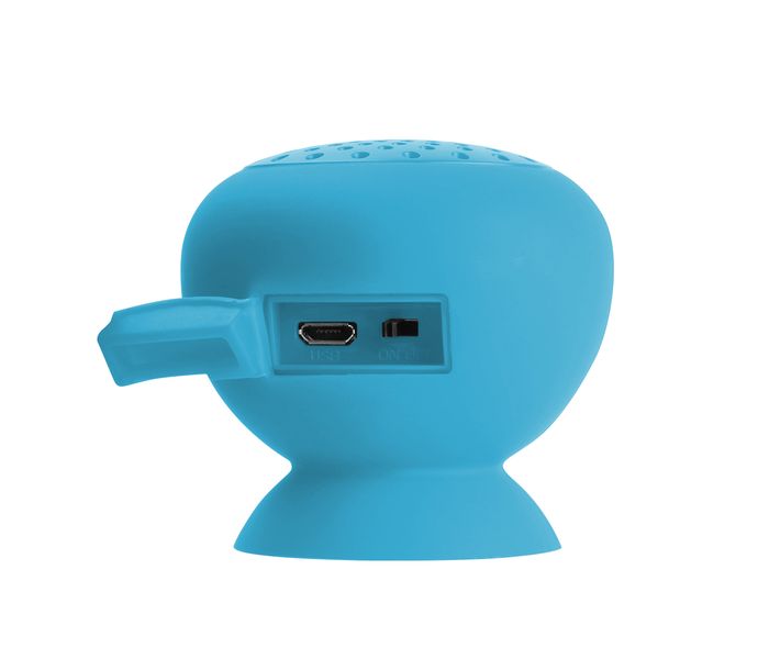 Promate Globo Mini Portable Wireless Stereo Speaker with Suction Cup - Blue - Zoom Image 1