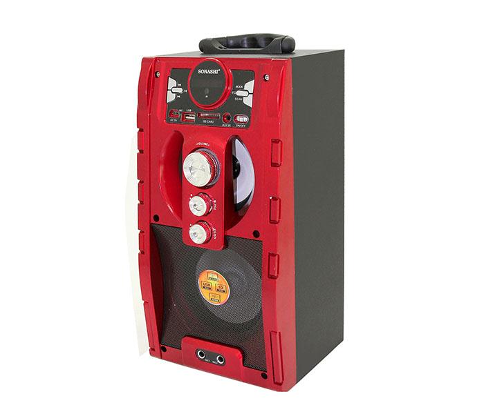 Sonashi SBS-707 Rechargeable Bluetooth Speaker - Red - Zoom Image 1