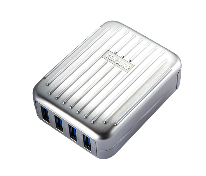 Zendure ZDAZ4P 21W A-Series 4 Port Wall Charger - Silver - Zoom Image 7