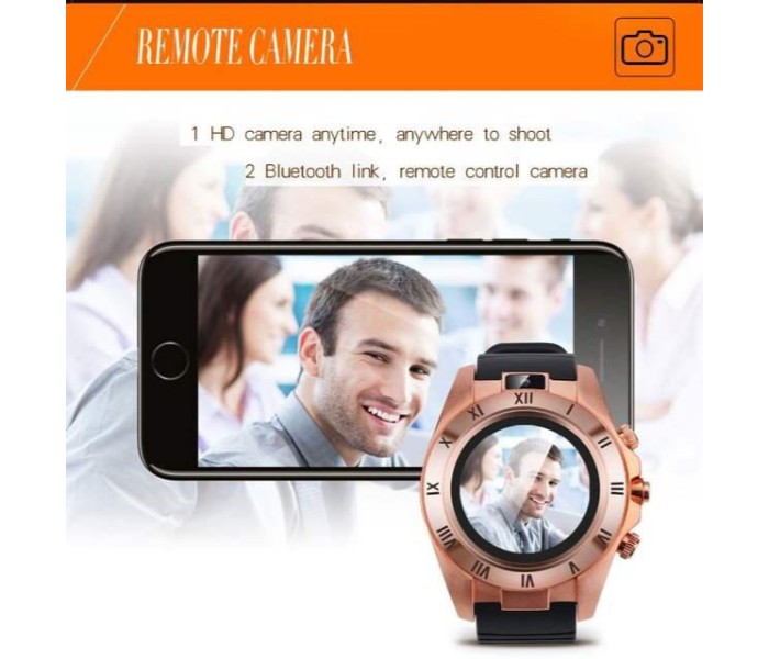 Heavy Stylish Sporty Bluetooth Smart Watch Phone with Camera, Memory Card and Sim Card Slot S5 Assorted - Zoom Image 2