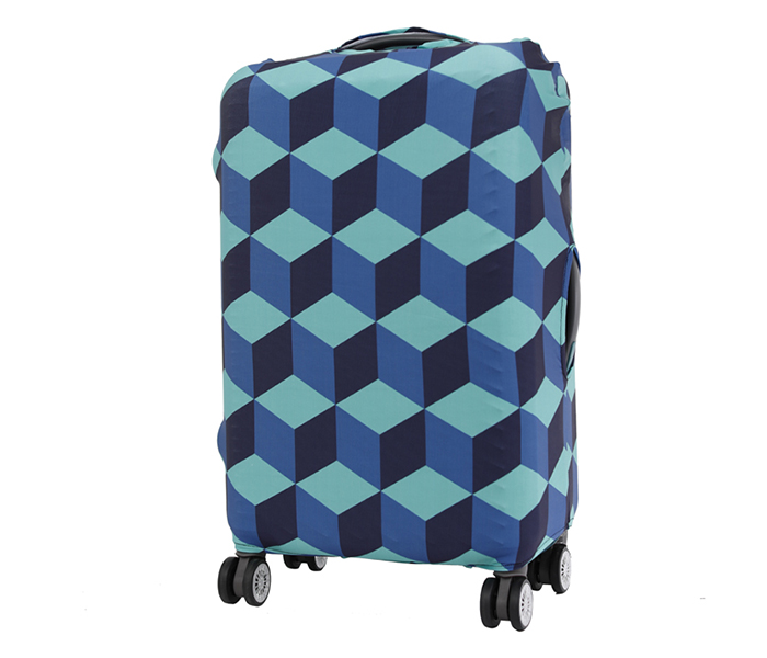 Para John PJLC9918L Luggage Cover Large Size - Blue & Sky Blue - Zoom Image