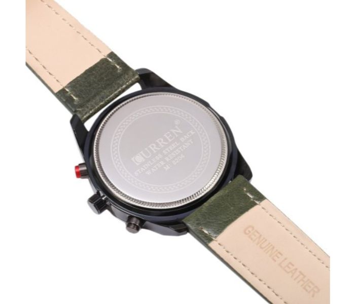 Curren 8204 Analog Quartz Watch For Men Green and Black - Zoom Image 5